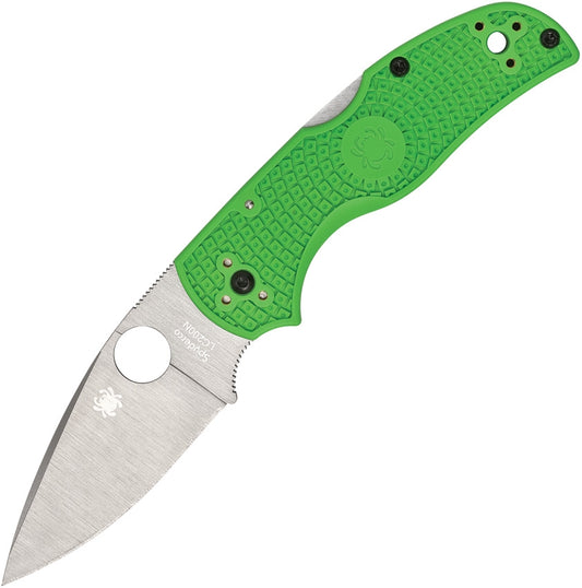 Spyderco Native 5 Salt 2.95" Rustproof LC200N Green FRN Folding Knife C41PGR5