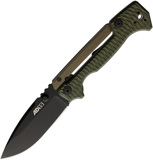 Cold Steel Demko AD-15 Black OD Green Scorpion Lock 3.5" S35VN Folding Knife 58SQ-ODBK