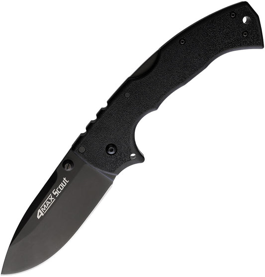 Cold Steel 4-Max Scout 4" AUS10A Black/Black Folding Knife 62RQBKBK