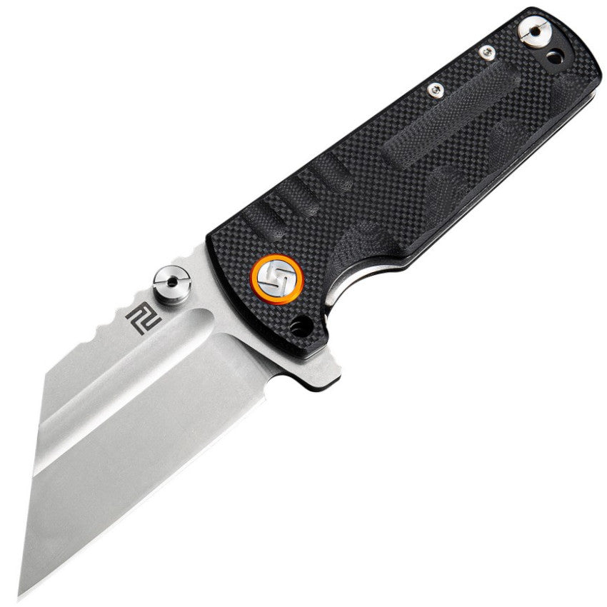 Artisan Proponent Large 3.84" D2 Black G10 Folding Knife - Dirk Pinkerton Design