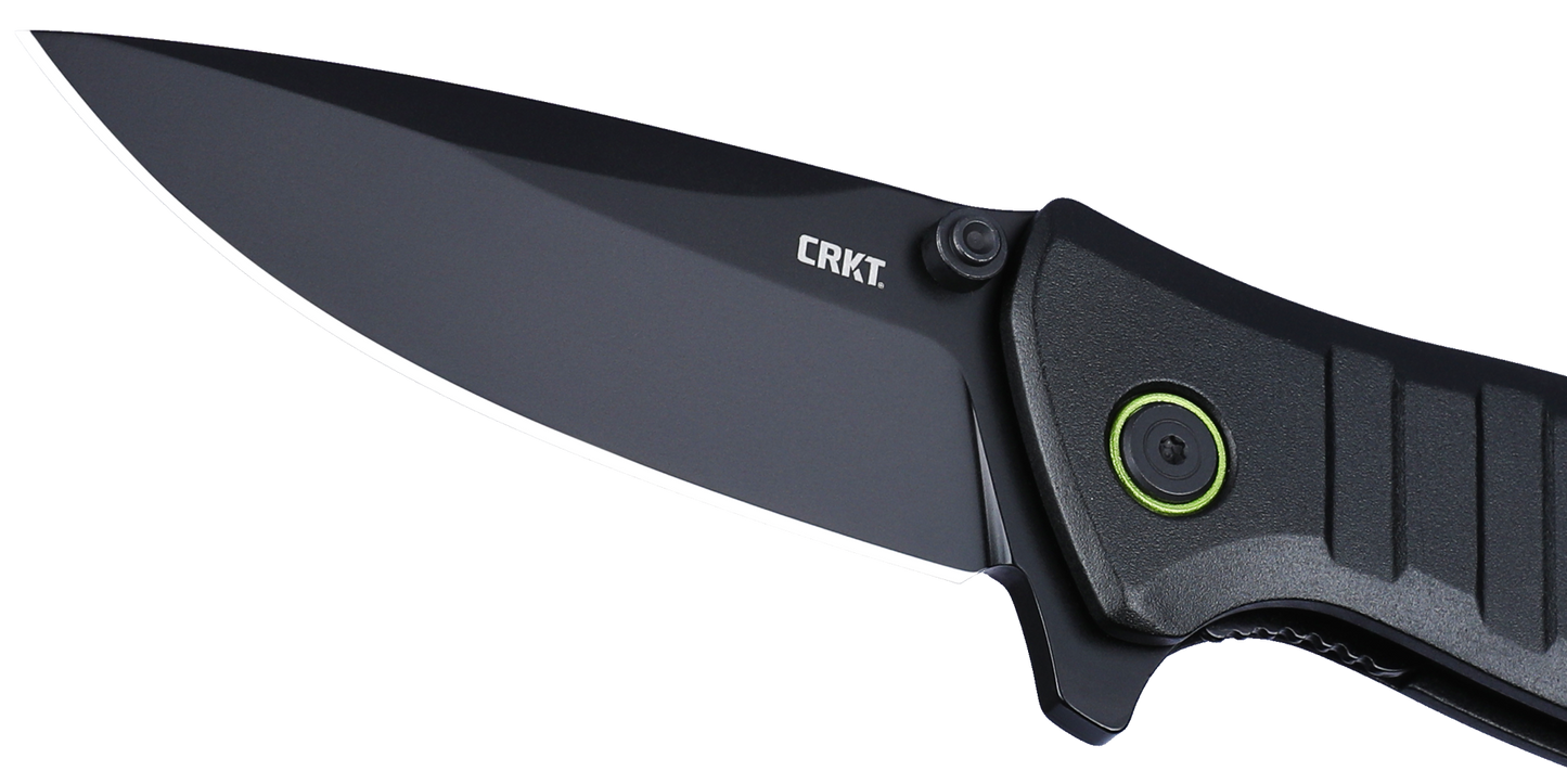 CRKT Dextro 3.18" D2 Black IKBS Folding Knife with Aluminium Handle by T.J. Schwarz 6295