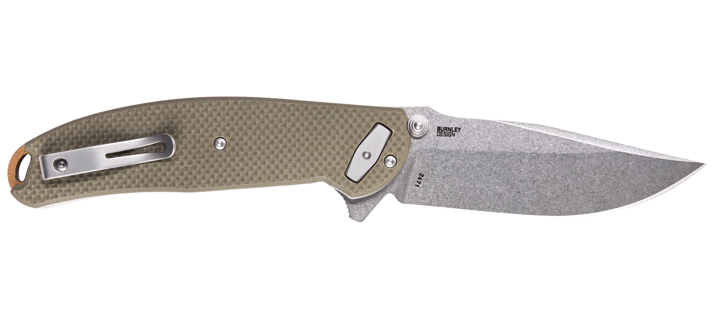 CRKT Butte 3.36" D2 A/O G10 Deadbolt Folding Knife - Lucas Burnley - 2471