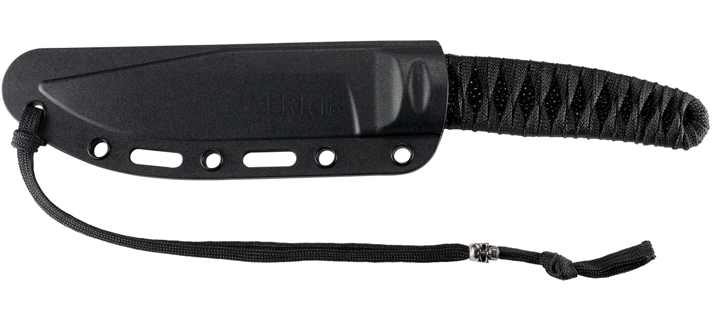 CRKT Nishi 4.42" 8Cr13MoV Ti-Nitride Fixed Blade Knife by Lucas Burnley 2290