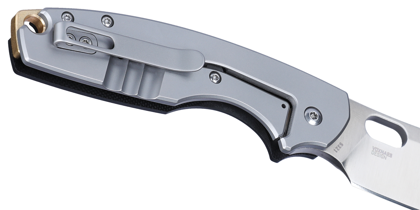 CRKT Pilar IV Black 3.09" D2 G10 Folding Knife - Jesper Voxnaes - 5321