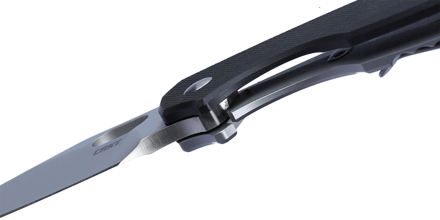 CRKT Pilar IV Black 3.09" D2 G10 Folding Knife - Jesper Voxnaes - 5321