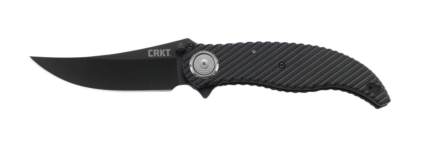 CRKT Clever Girl 4.10" D2 IKBS G10 Deadbolt Folding Knife - Austin McGlaun - 2640