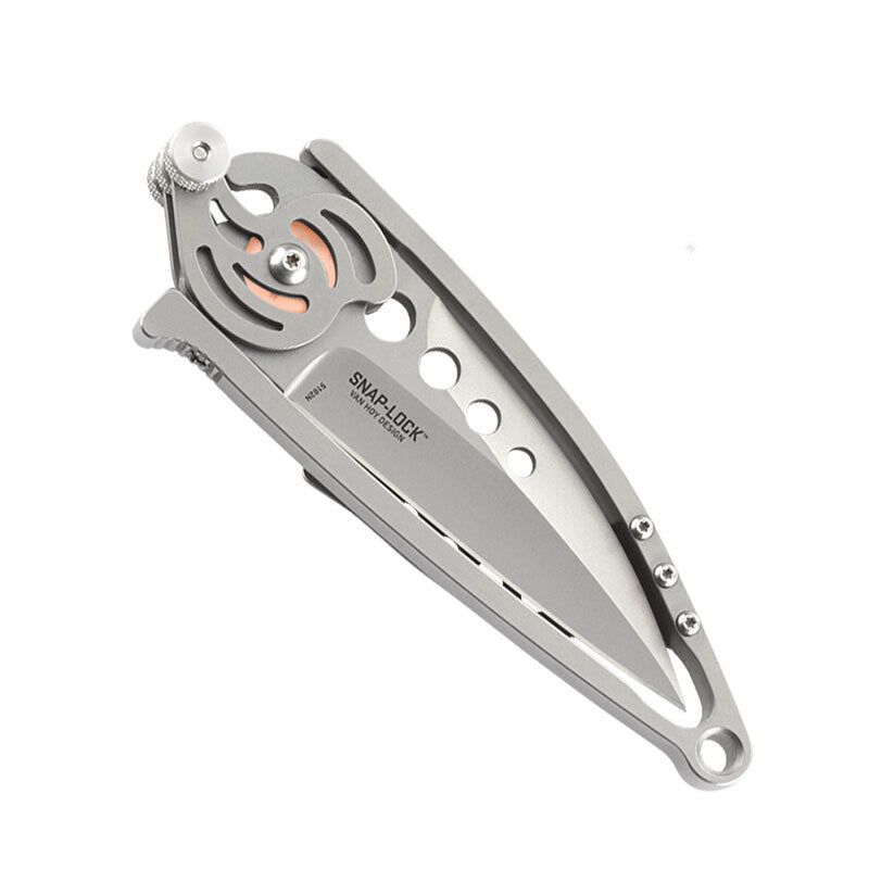 CRKT Snap Lock 2.6" Folding Knife with Flipper - Van Hoy Design - 5102N