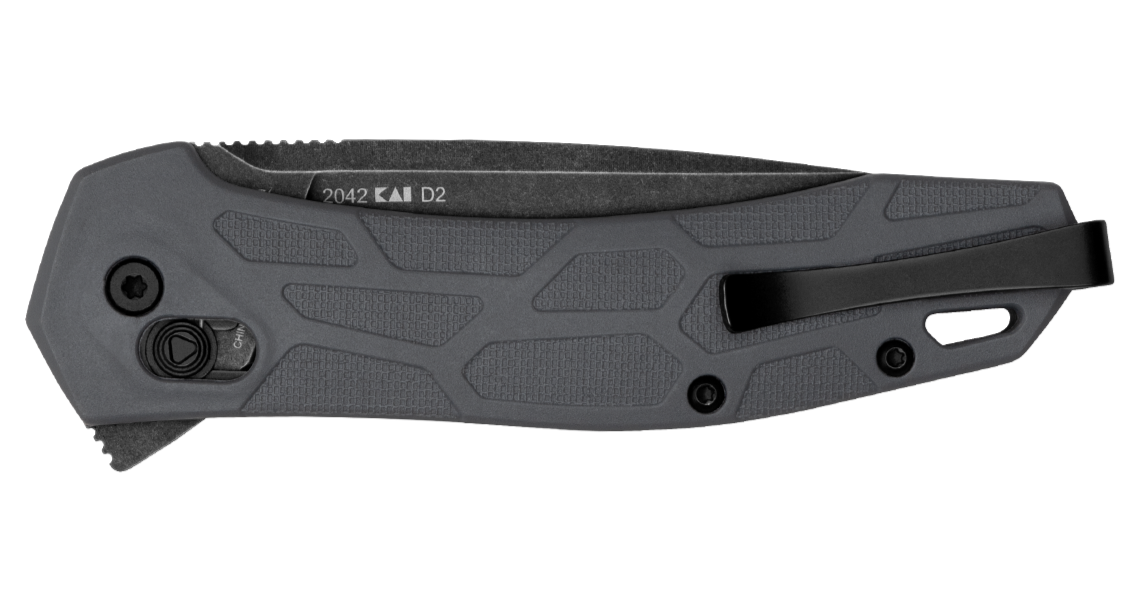 Kershaw Covalent 3.2" D2 BlackWash DuraLock KVT Folding Knife 2042