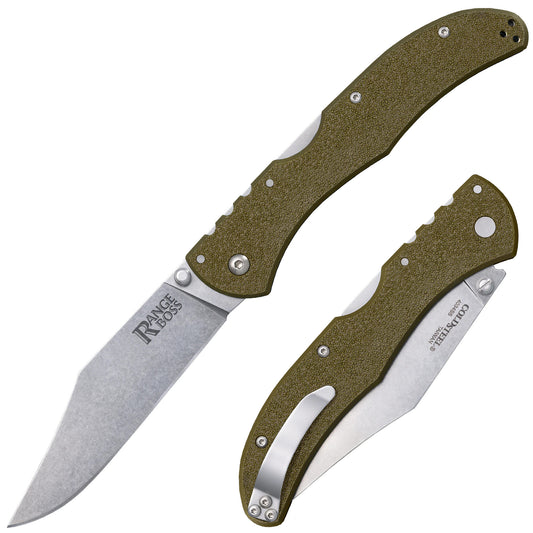 Cold Steel Range Boss 4" 4034SS OD Green Folding Knife 20KR7
