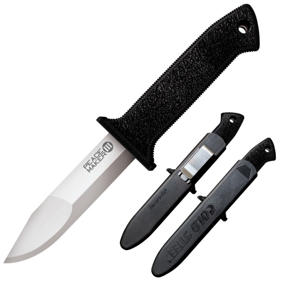 Cold Steel Peace Maker III 4" Fixed Blade Knife with Secure-Ex Sheath 20PBS