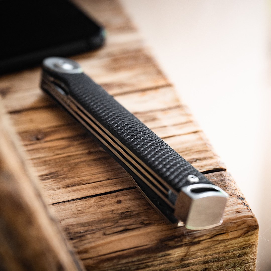 Boker Plus Kaizen 3.03" D2 Minimalist Flipper G10 Folding Knife 01BO390