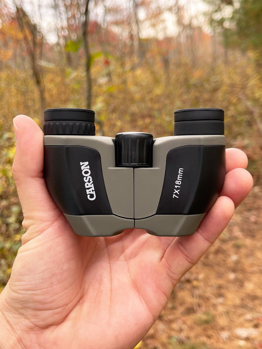 Carson MiniScout 7x18mm Porro Prism Ultra-Compact Lightweight Binoculars JD-718