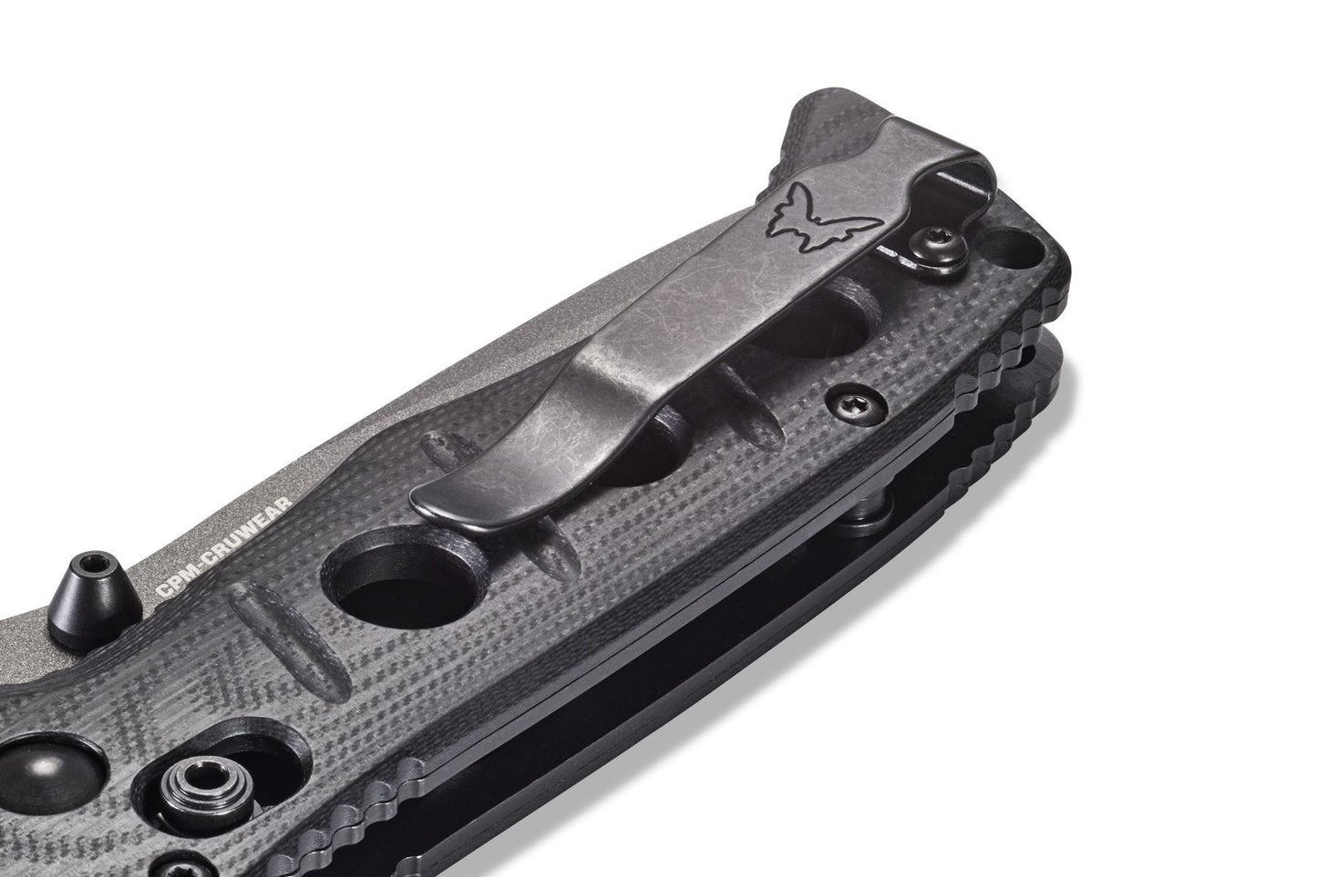 Benchmade 273GY-1 Mini Adamas 3.25" CPM-CruWear Grey/Black G10 Folding Knife