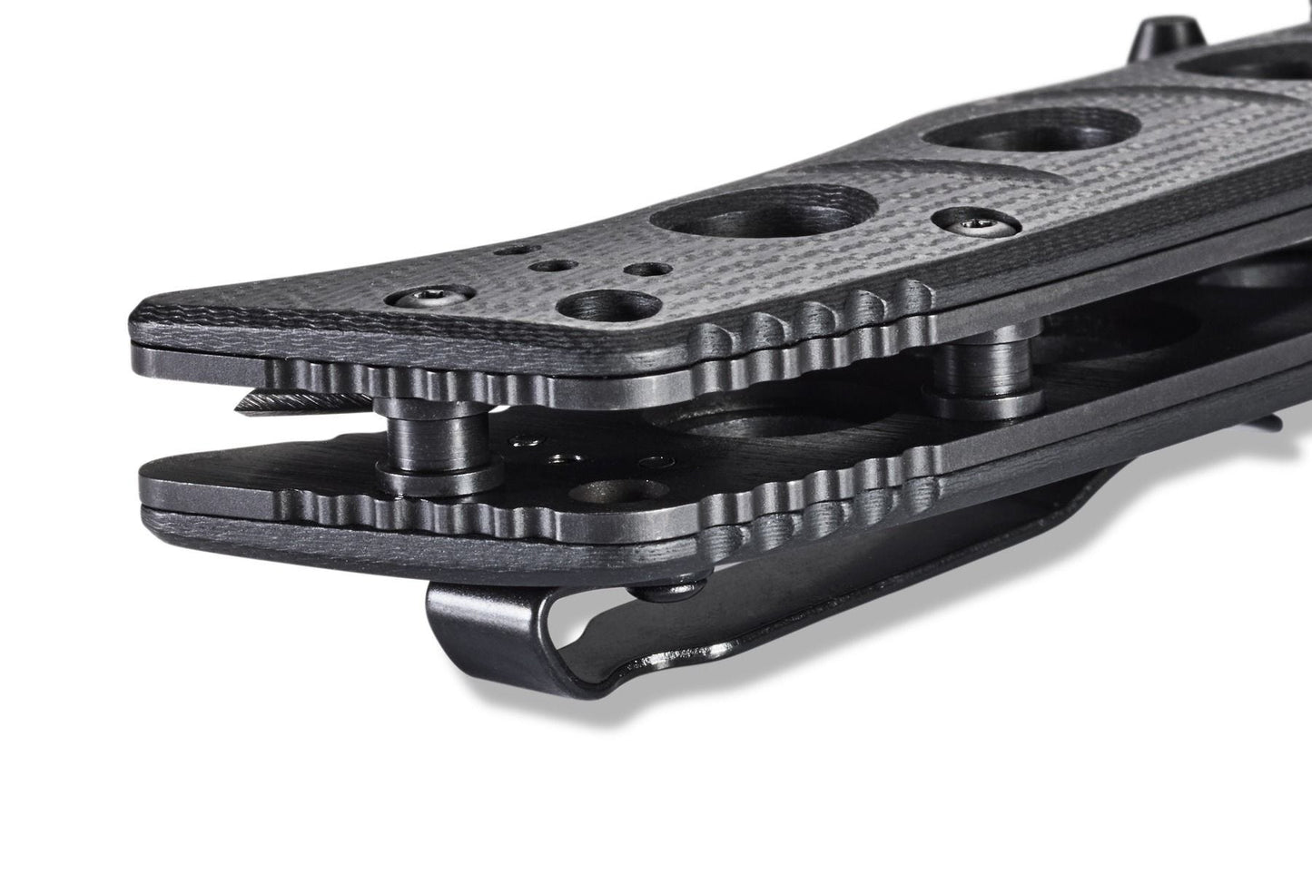 Benchmade 273GY-1 Mini Adamas 3.25" CPM-CruWear Grey/Black G10 Folding Knife