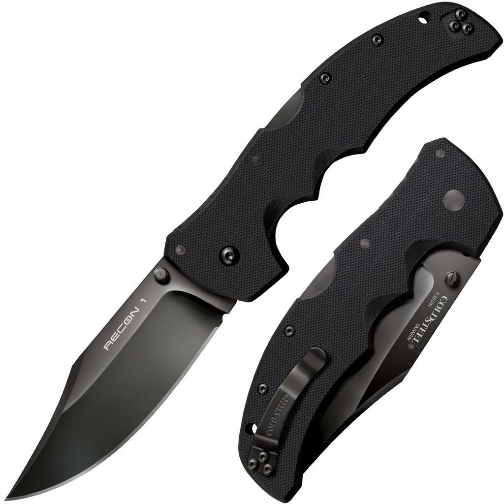 Cold Steel Large Recon 1 4" CPM S35VN DLC Clip Point Folding Knife 27BC