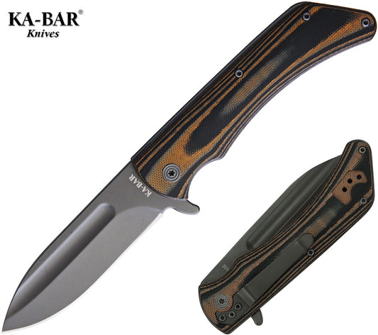 KA-BAR Mark 98 3.5" G10 Flipper Folding Knife 3066