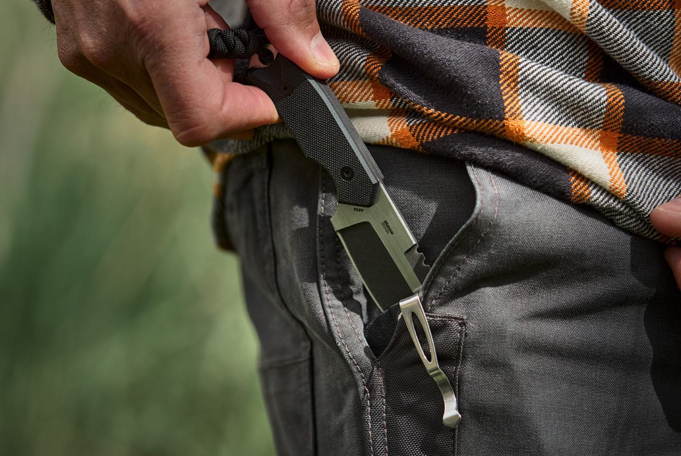 CRKT Razel Compact 2.32" D2 G10 Fixed Blade Knife - John Graham Design - 4036