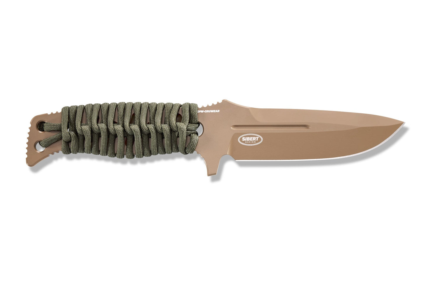 Benchmade 375FE-1 Fixed Adamas 4.2" CPM-CruWear Flat Earth Fixed Blade Knife with MOLLE Sheath