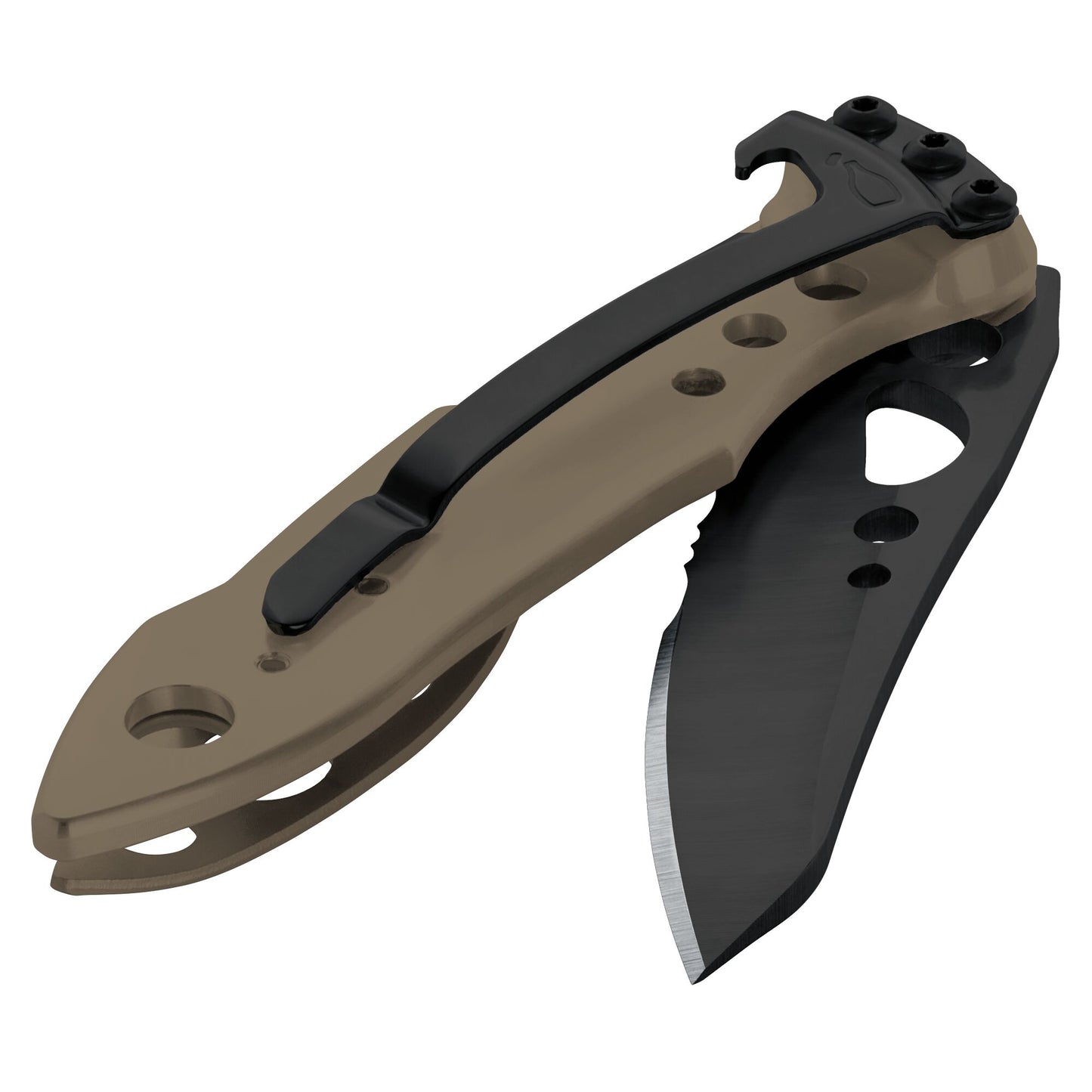 Leatherman Skeletool KBX 2.6" 420HC Coyote Tan Folding Knife with Bottle Opener