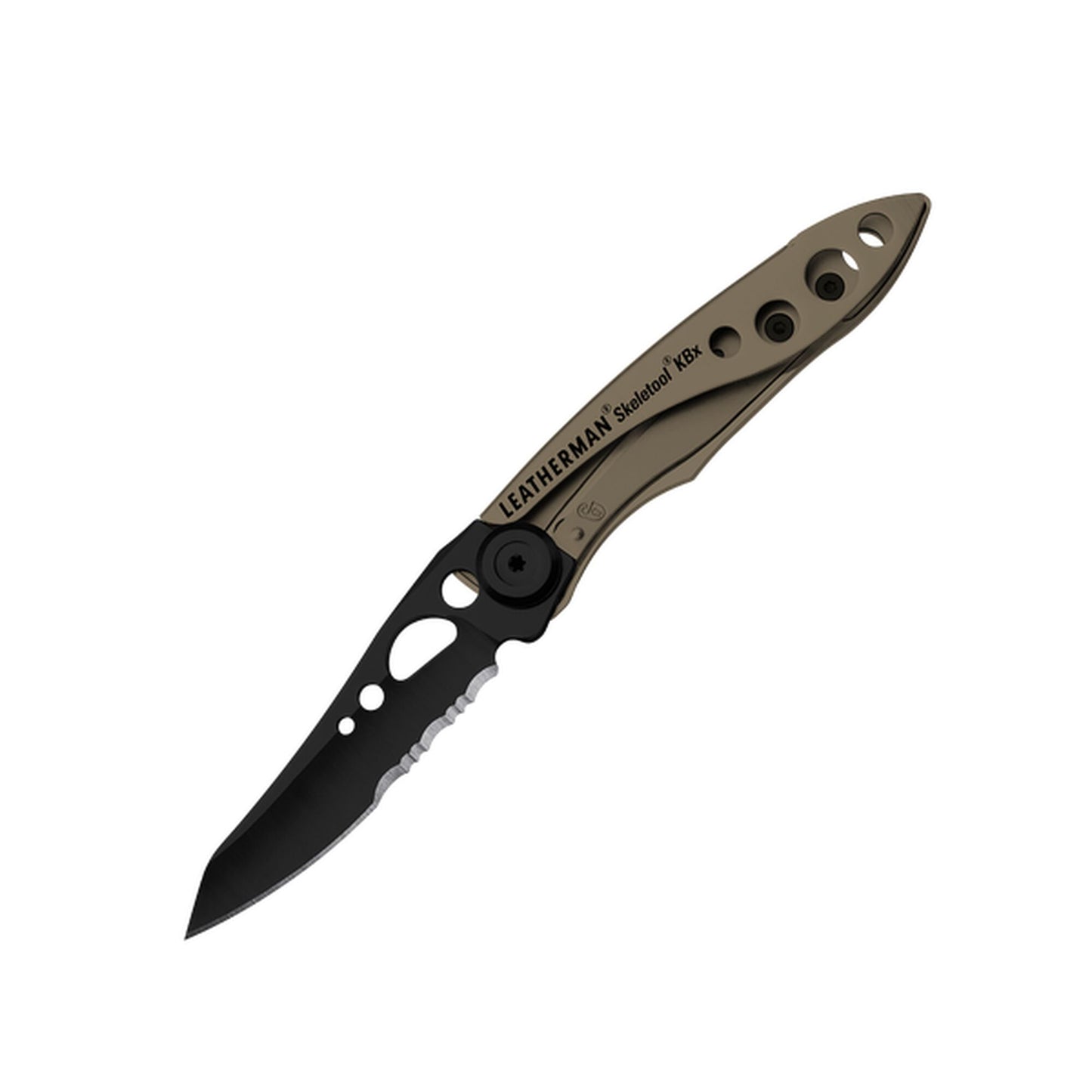 Leatherman Skeletool KBX 2.6" 420HC Coyote Tan Folding Knife with Bottle Opener