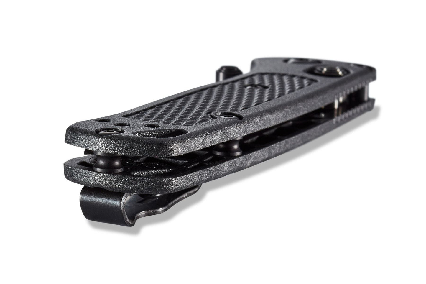 Benchmade 533BK-2 Mini Bugout 2.82" DLC CPM-S30V Folding Knife with Black CF-Elite Handle