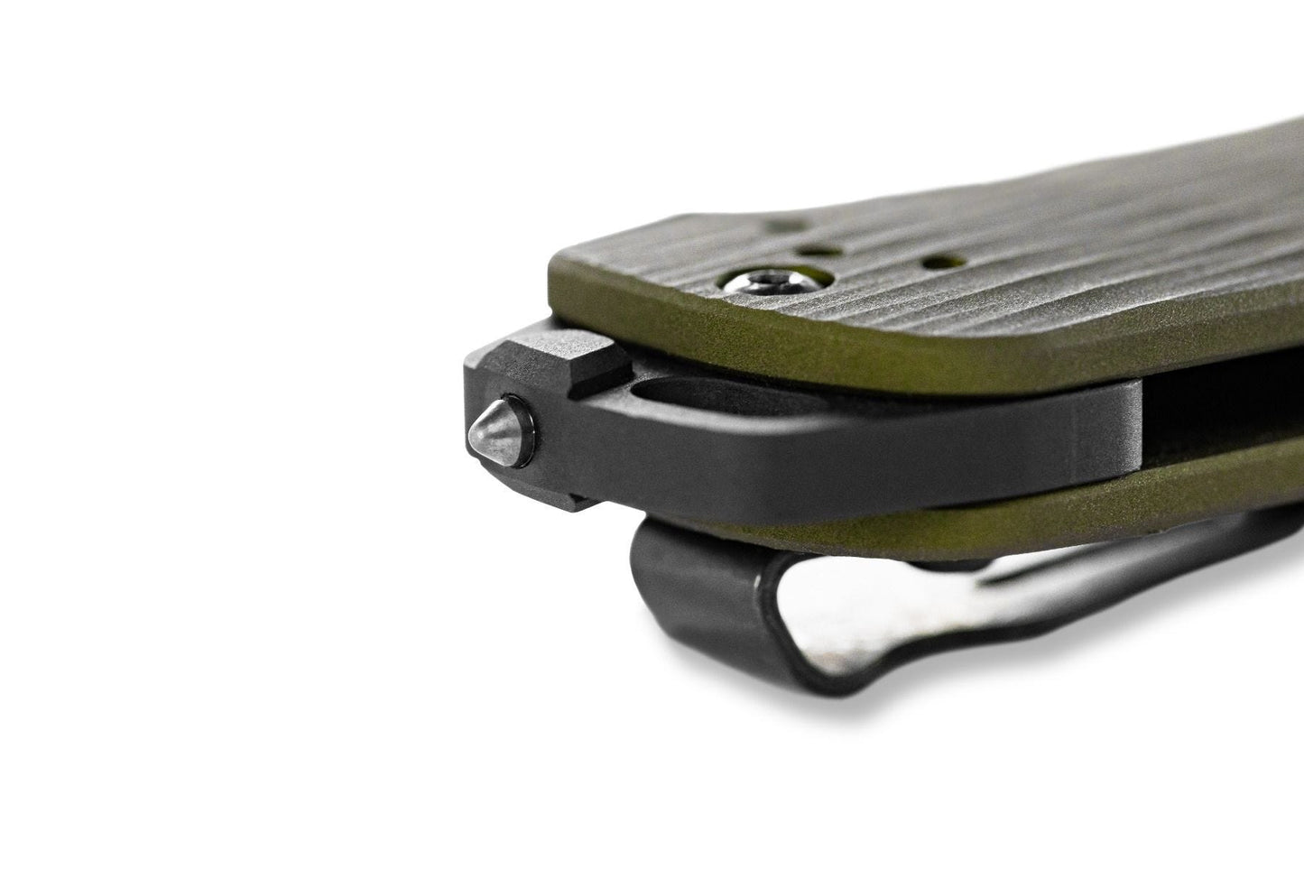 Benchmade 537GY-1 Bailout AXIS 3.38" CPM-M4 Tanto Folding Knife with Green Aluminum Handle