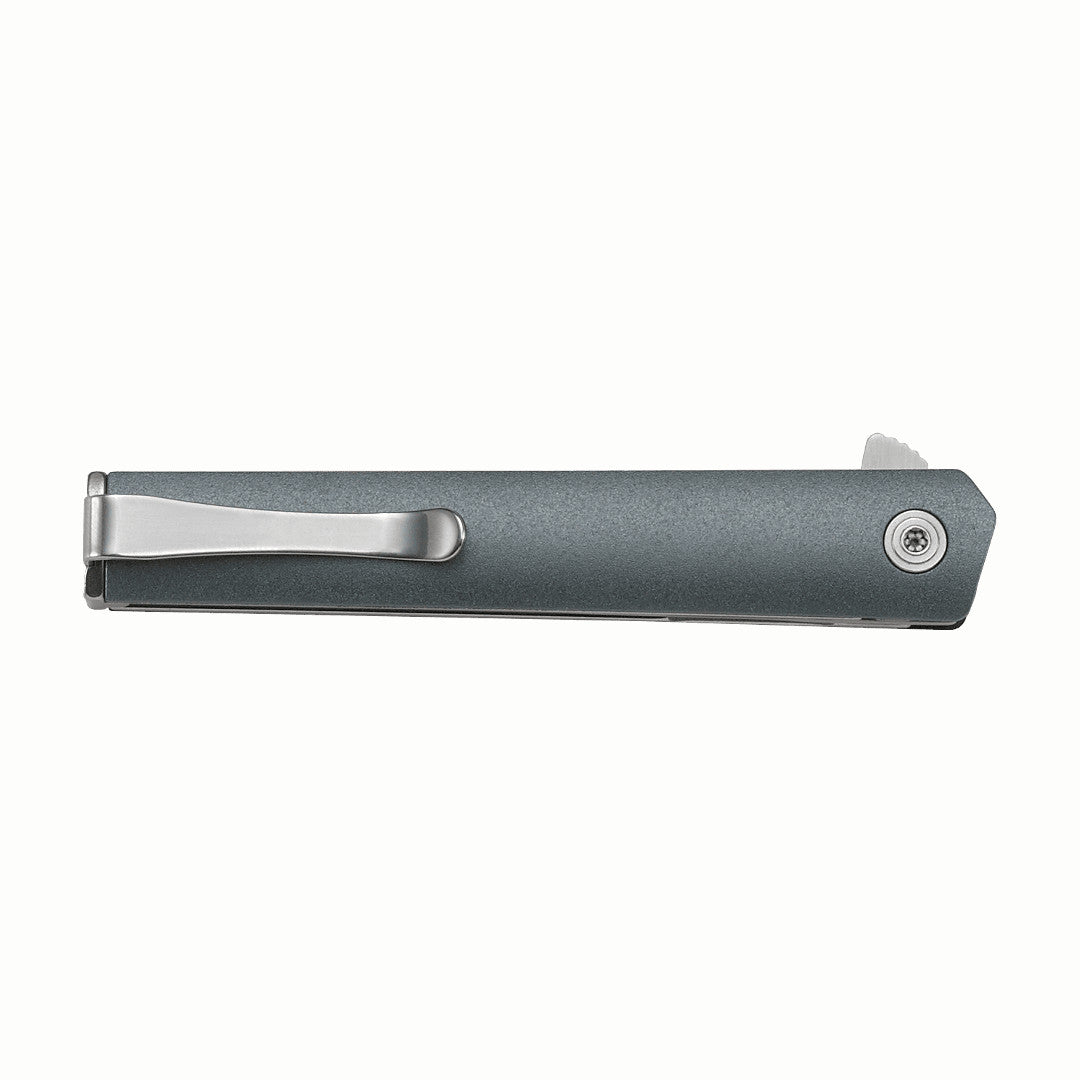 CRKT CEO Compact 2.61" IKBS Blue GRN Folding Knife - Richard Rogers Design - 7095