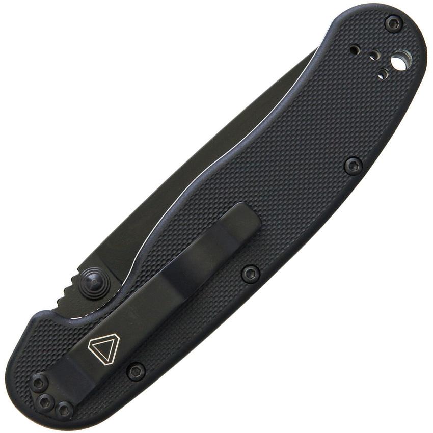 Ontario Knife Company RAT II 3" D2 Black Folding Knife 8830