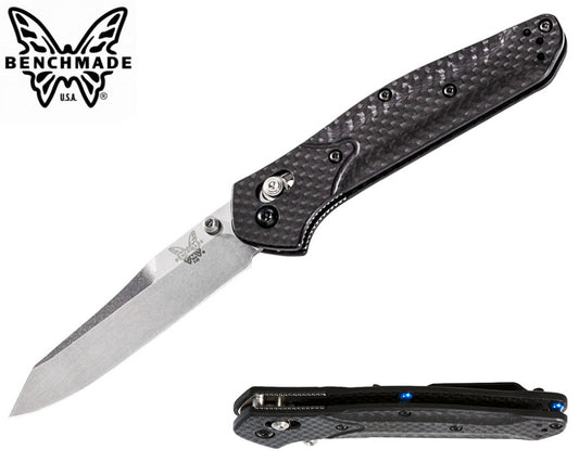 Benchmade 940-1 Osborne AXIS 3.4" CPM-S90V Folding Knife with Carbon Fiber Handle