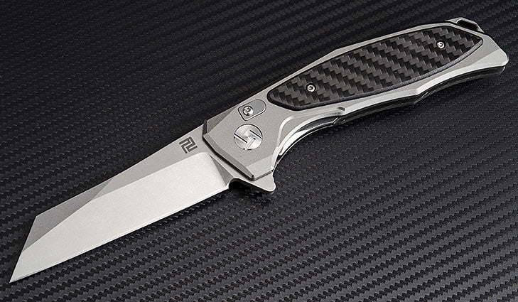 Artisan Cutlery Megahawk 3.94" D2 Carbon Fiber Folding Knife