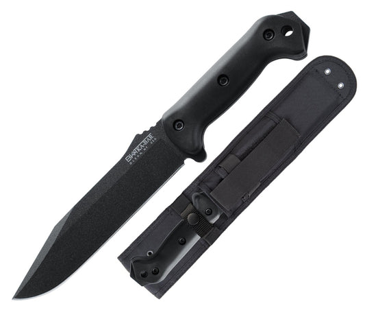 KA-BAR Becker Combat Utility 7" Fixed Blade Knife with Nylon Sheath BK7