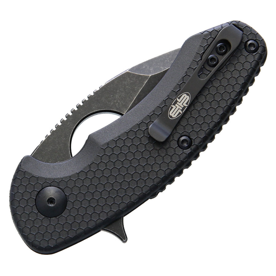 Brous Blades SSF Silent Soldier 2.6" D2 Acid Stonewash Folding Knife