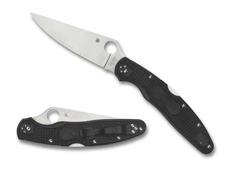 Spyderco Police 4 Lightweight 4.39" VG-10 FRN Folding Knife C07PBK4