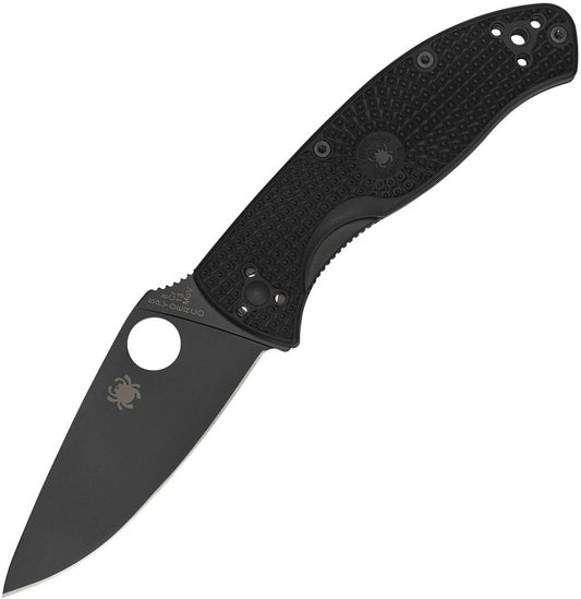 Spyderco Tenacious Lightweight 3.39" Black 8Cr13MoV FRN Folding Knife C122PBBK