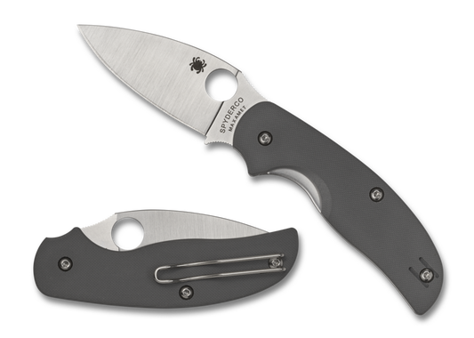 Spyderco Sage 1 3" Maxamet Gray G10 Folding Knife C123GPGY