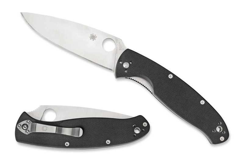Spyderco Resilience 4.2" 8Cr13MoV G-10 Folding Knife C142GP