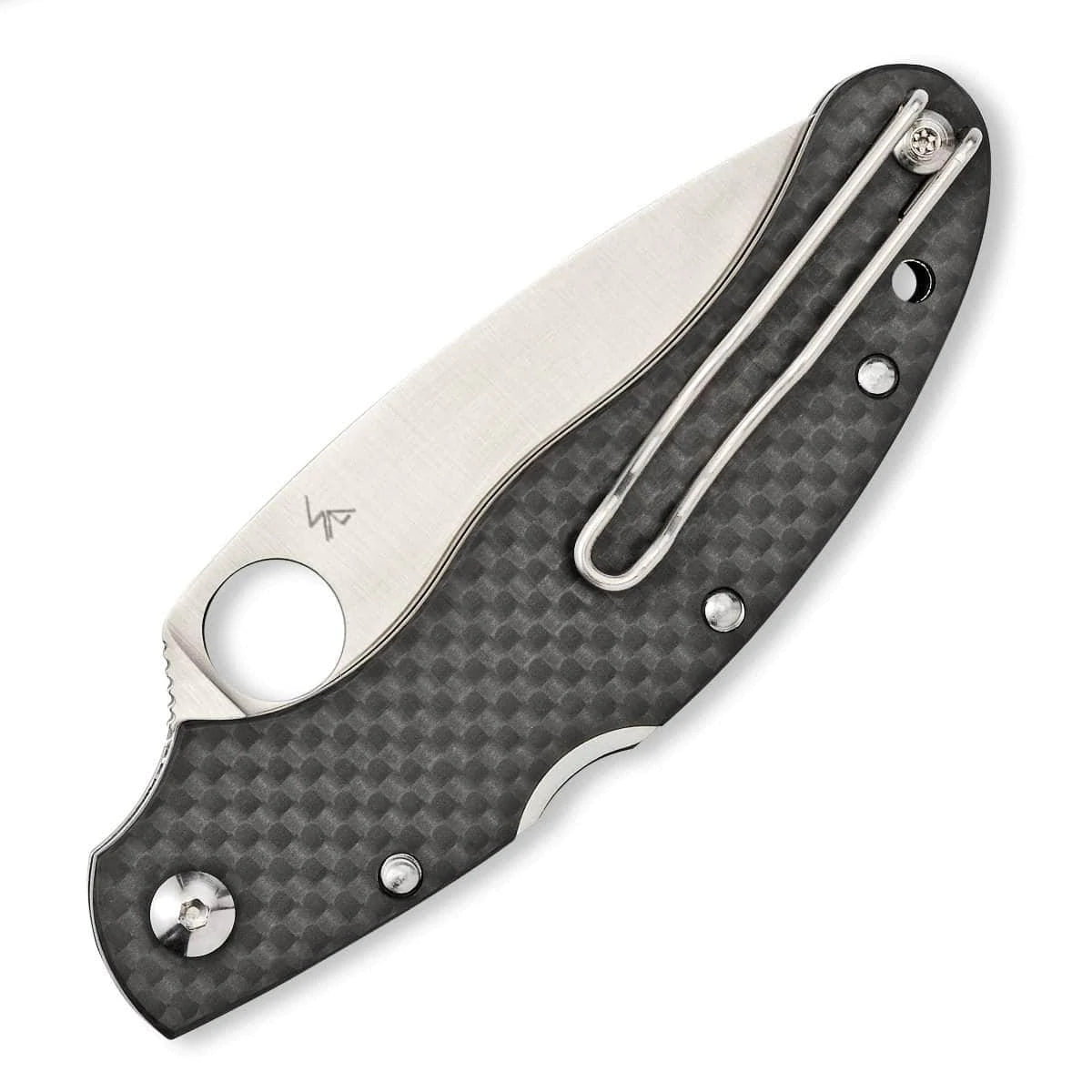 Spyderco Caly 3.5 Laminated ZDP189 Carbon Fiber Folding Knife C144CFPE