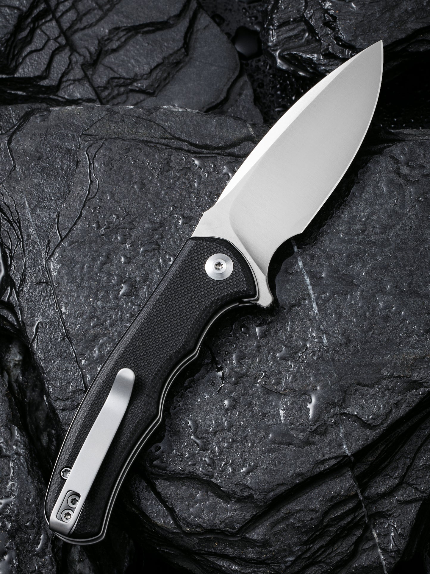 Civivi Mini Praxis 2.98" D2 Black G10 Folding Knife C18026C-2