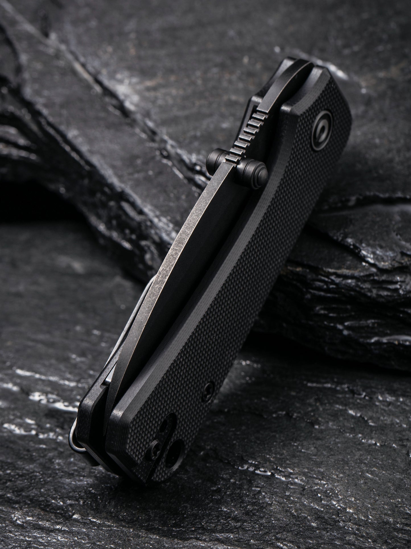 Civivi Baby Banter 2.34" Black Nitro-V Black G10 Folding Knife C19068S-2