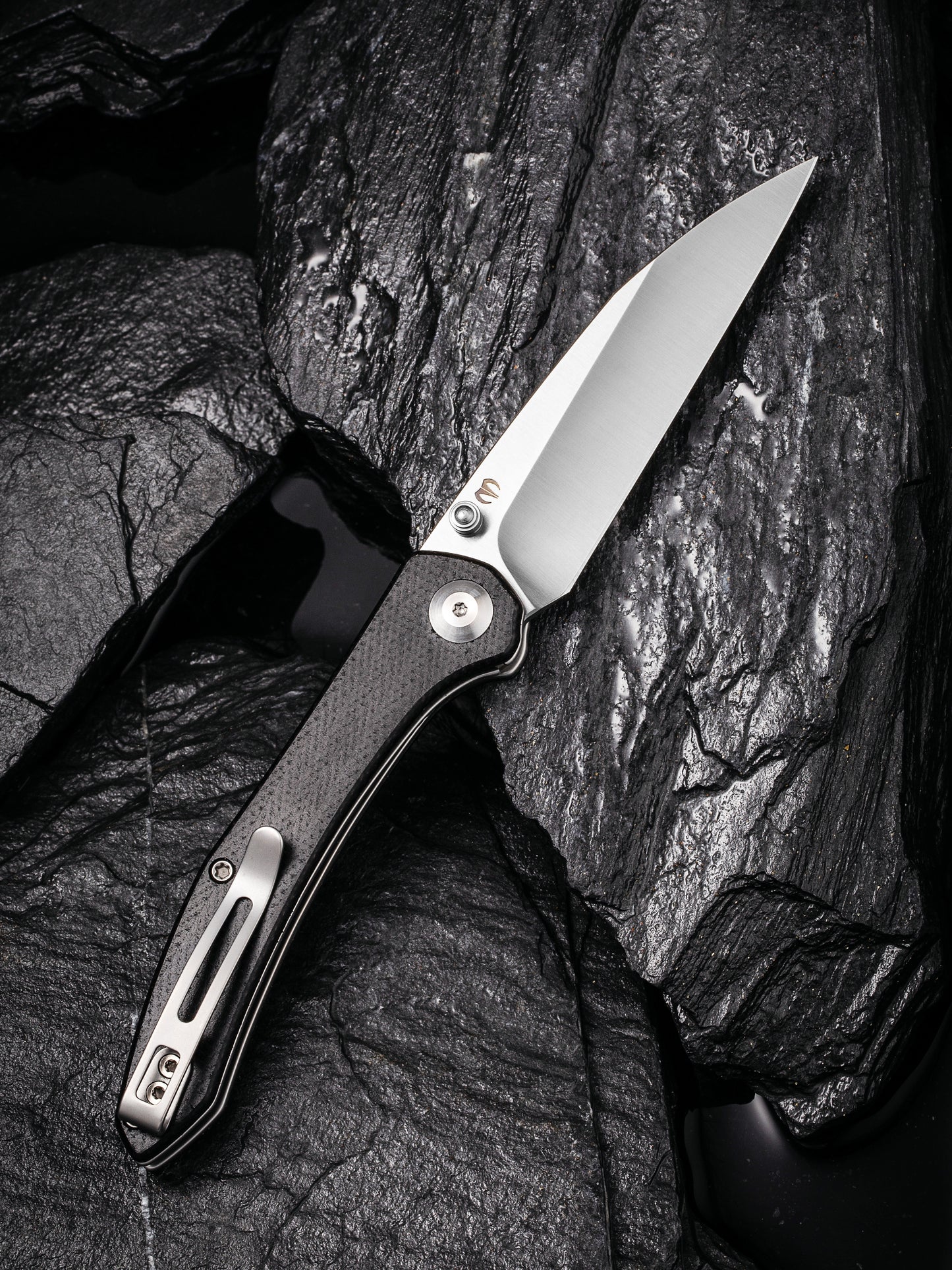 Civivi Hadros 3.35" 10Cr15CoMoV Black Micarta Folding Knife C20004-1