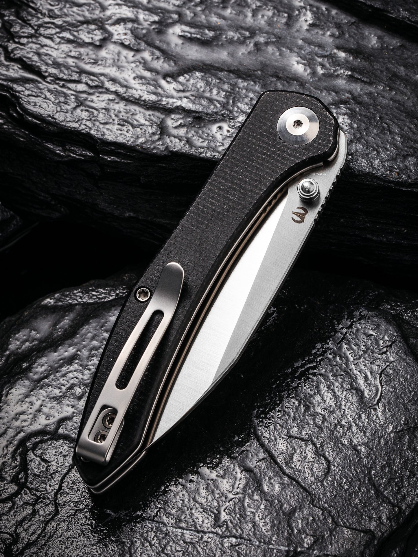 Civivi Hadros 3.35" 10Cr15CoMoV Black Micarta Folding Knife C20004-1