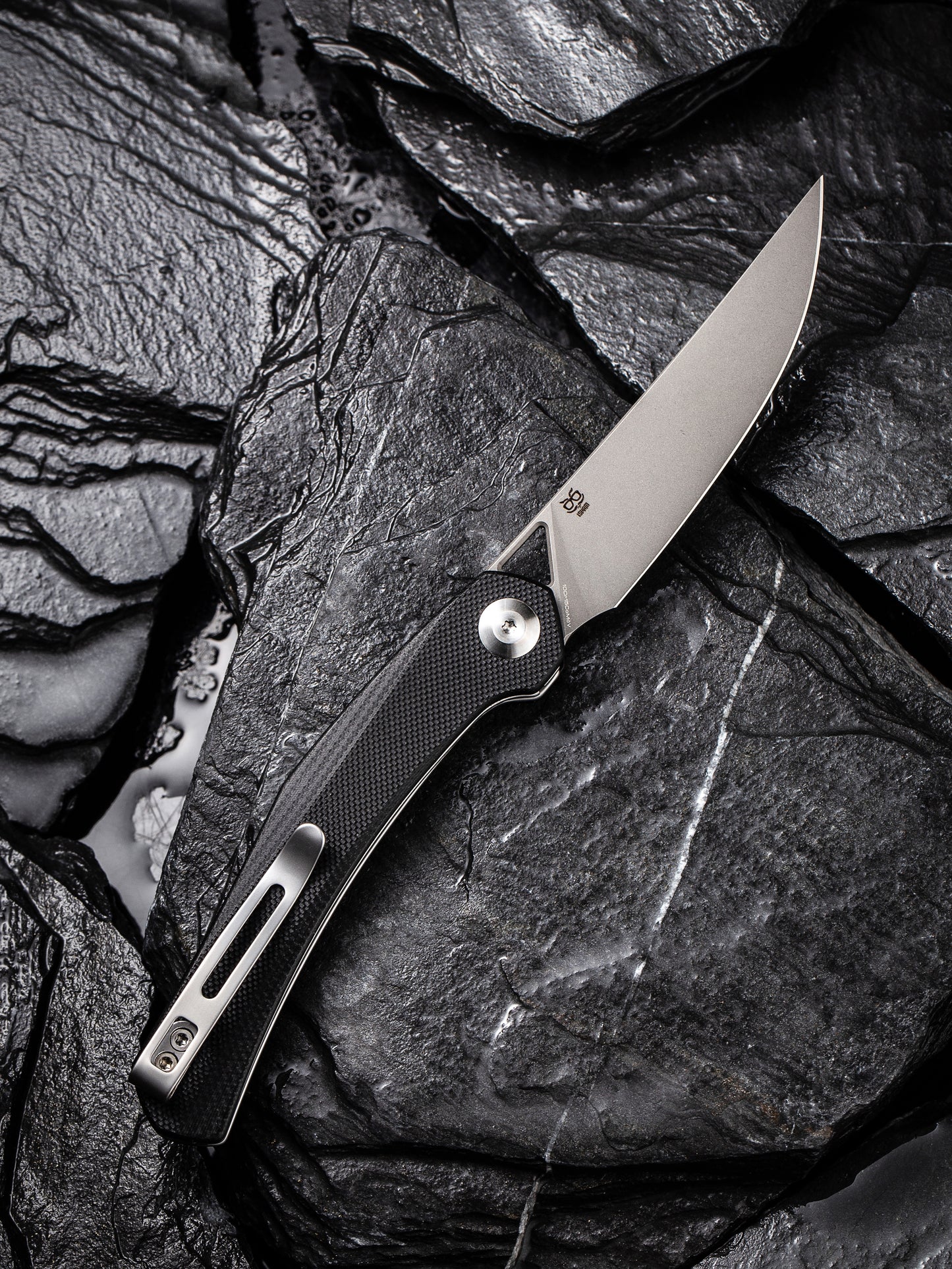Civivi Lazar 3.31" Black G10 Folding Knife by Elijah Isham C20013-1