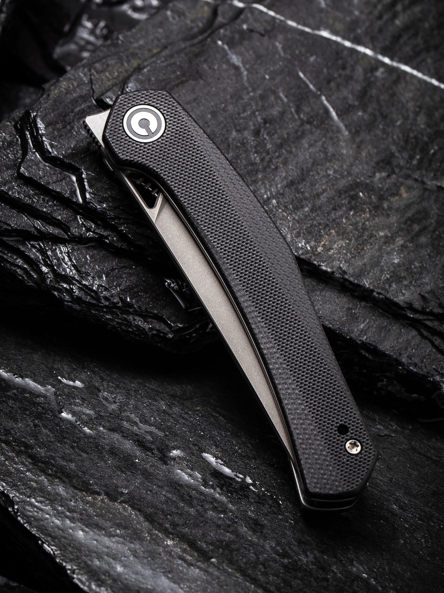 Civivi Lazar 3.31" Black G10 Folding Knife by Elijah Isham C20013-1