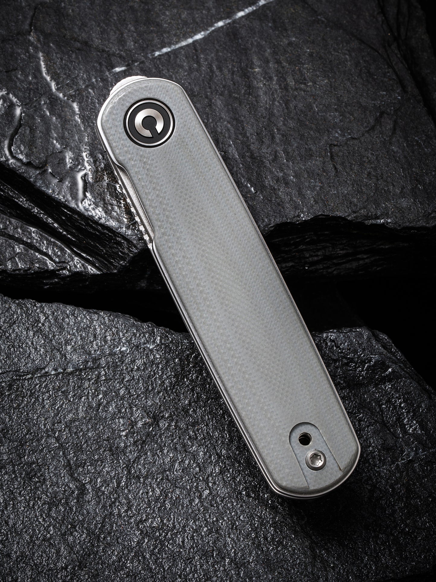 Civivi Lumi 2.56" Sandvik 14C28N Gray G10 Folding Knife by Justin Lundquist C20024-2