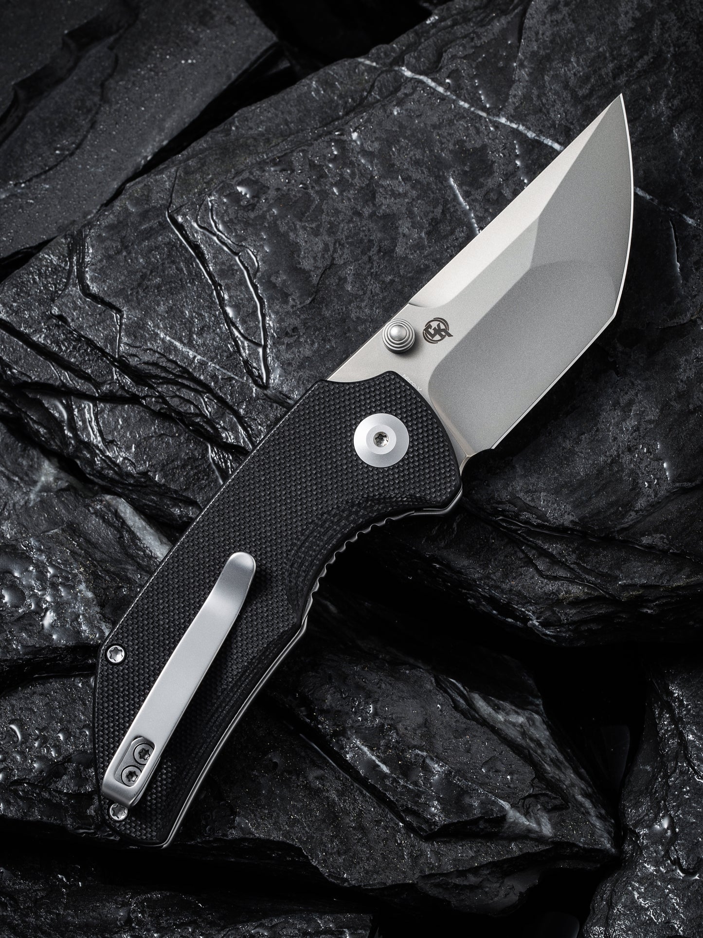 Civivi Thug 2 2.69" Nitro-V Black G10 Folding Knife by Matthew Christensen C20028C-2