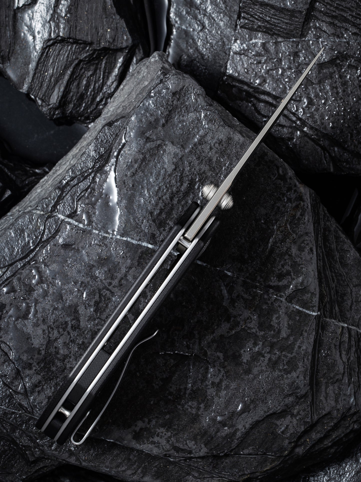 Civivi Thug 2 2.69" Nitro-V Black G10 Folding Knife by Matthew Christensen C20028C-2