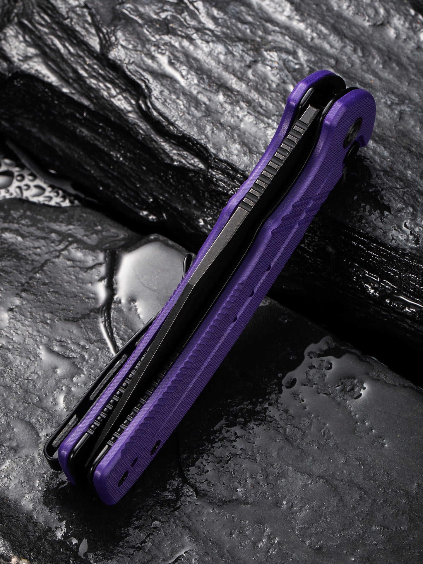 Civivi Cogent 3.47" Sandvik 14C28N Purple G10 Folding Knife C20038D-2