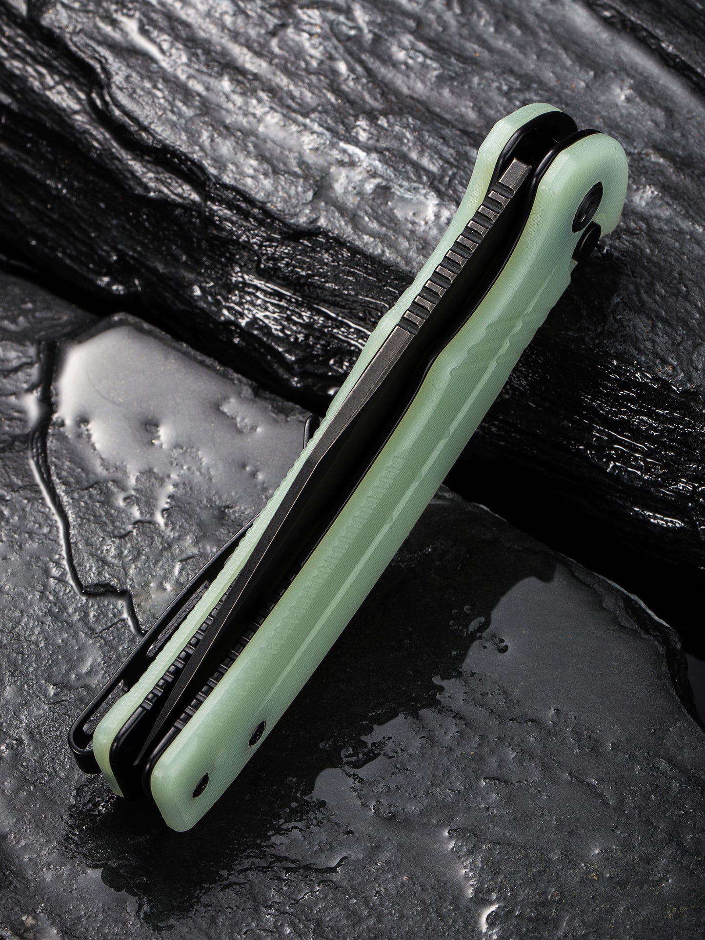 Civivi Cogent 3.47" Sandvik 14C28N Natural G10 Folding Knife C20038D-3