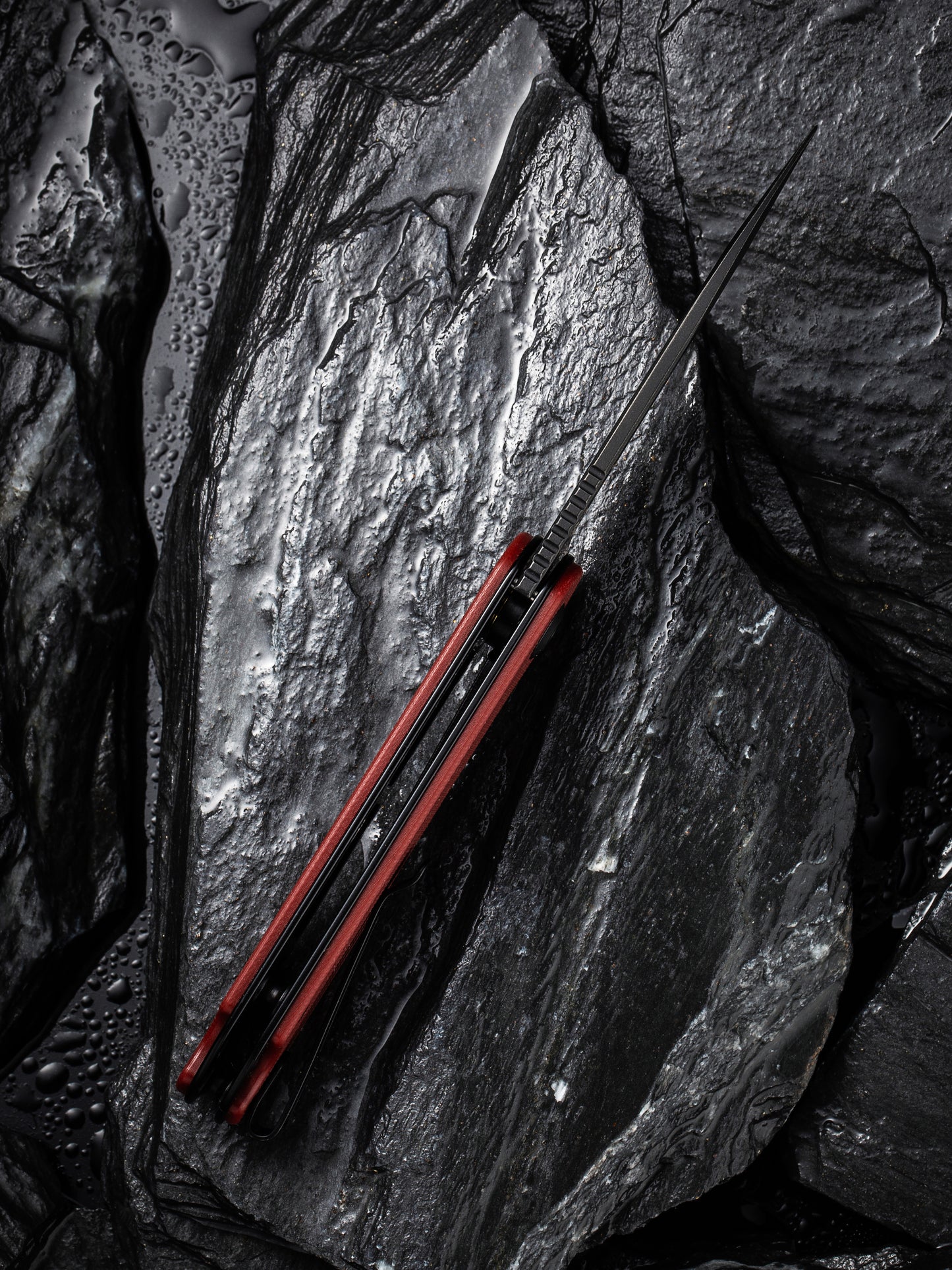 Civivi Cogent 3.47" Sandvik 14C28N Serrated Burgundy G10 Folding Knife C20038E-2