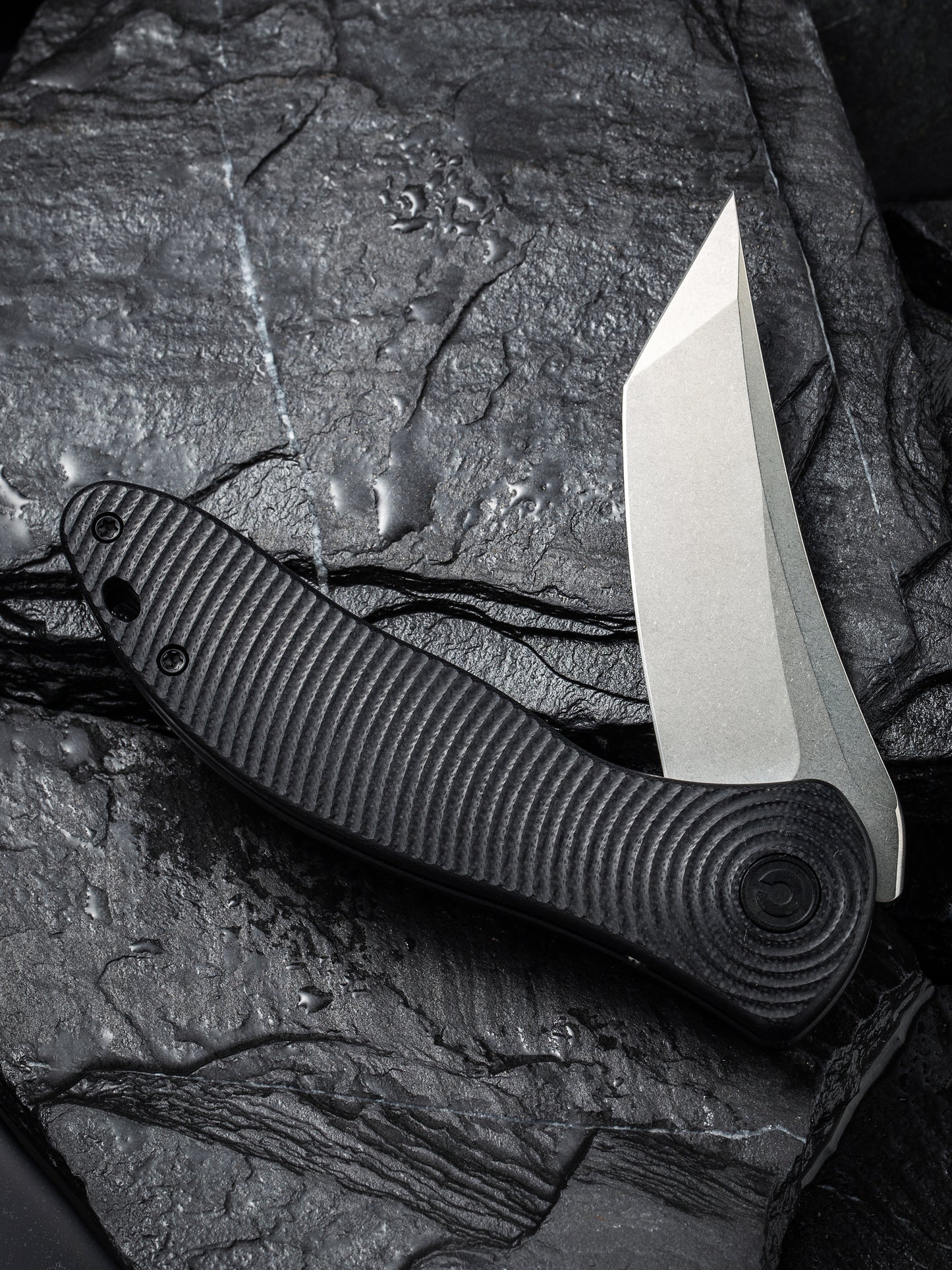 Civivi Synergy 3 Tanto 3.24" Nitro-V Black G10 Folding Knife by Jim O'Young C20075B-1